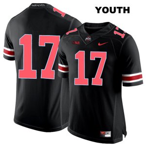 Youth NCAA Ohio State Buckeyes Alex Williams #17 College Stitched No Name Authentic Nike Red Number Black Football Jersey UU20Y27UY